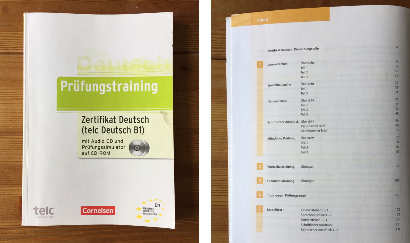 Lernmaterial zum Deutsch lernen: Prüfungstraining telc Deutsch B1